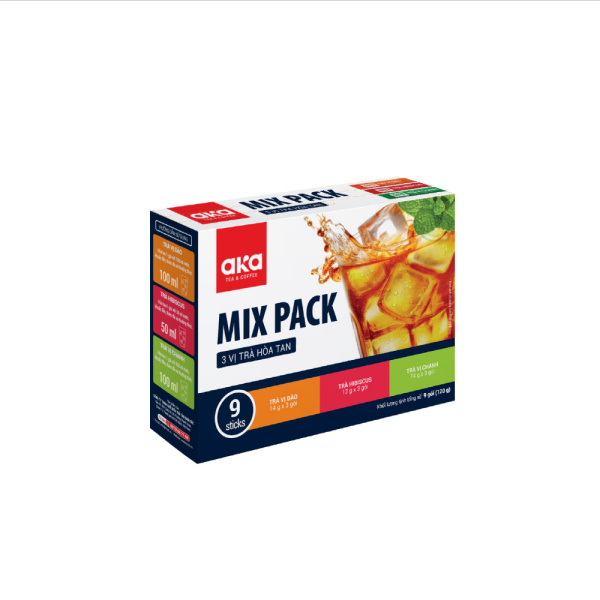 MIX PACK 3 VỊ TRÀ 120G - HỘP 9 GÓI - Hình ảnh 2