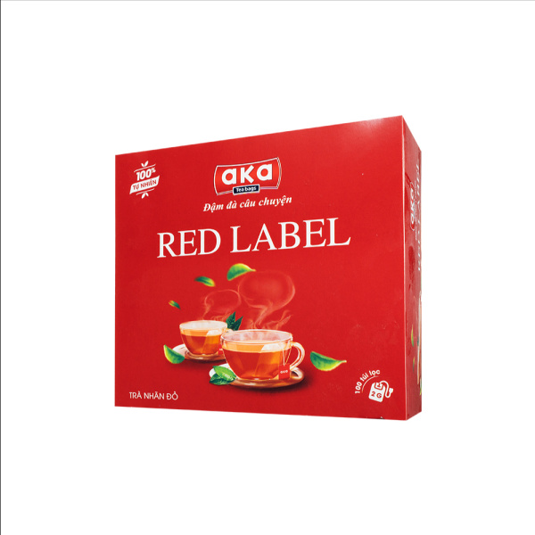 TRÀ ĐEN TÚI LỌC RED LABEL 200G - HỘP 100 TÚI - Hình ảnh 2