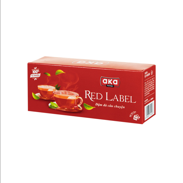 TRÀ ĐEN TÚI LỌC RED LABEL 50G - HỘP 25 TÚI - Hình ảnh 2