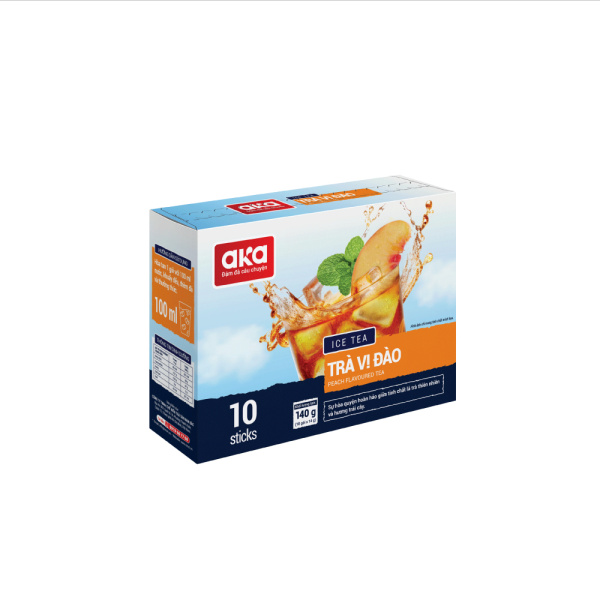 TRÀ VỊ ĐÀO 140G - HỘP 10 GÓI - Hình ảnh 2