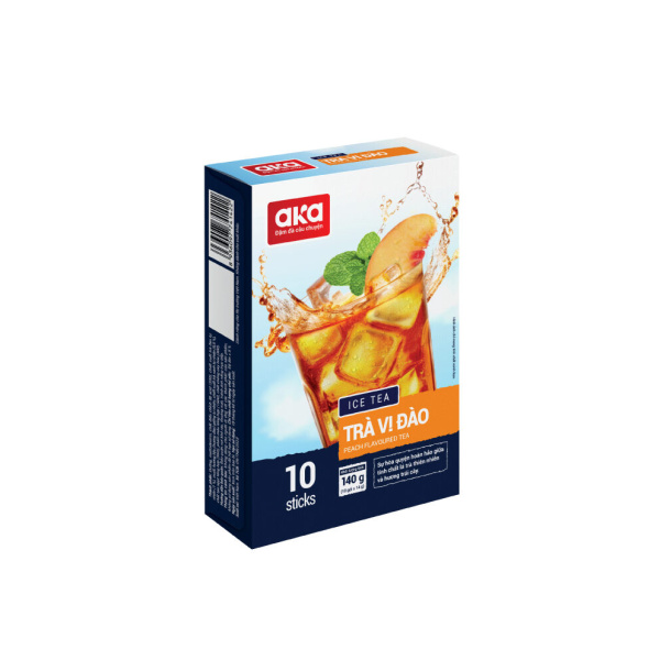 INSTANT PEACH FLAVORED TEA 140G - BOX OF 10 STICKS