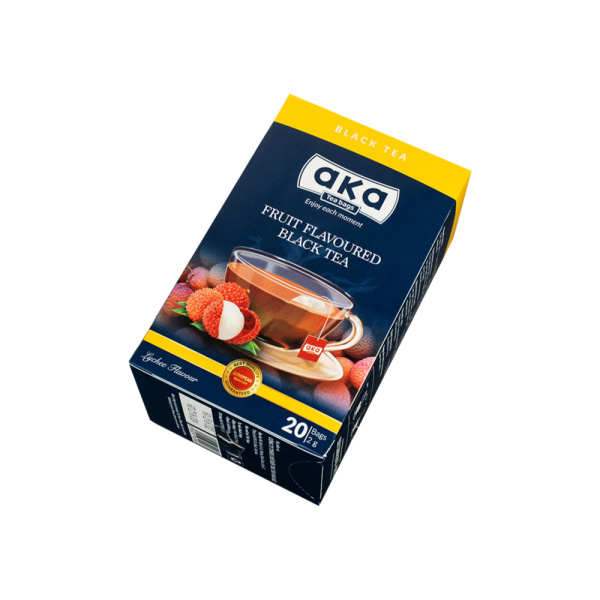 FRUIT FLAVOURED BLACK TEA - LYCHEE FLAVOUR 40G - BOX OF 20 BAGS - Image 2